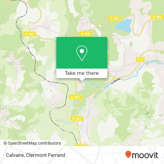 Calvaire map