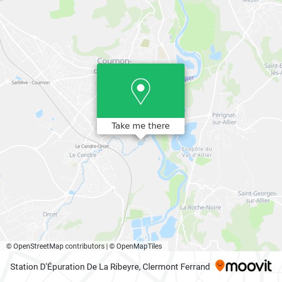 Station D'Épuration De La Ribeyre map