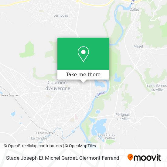 Stade Joseph Et Michel Gardet map