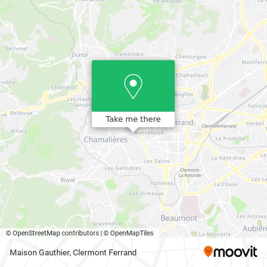 Maison Gauthier map