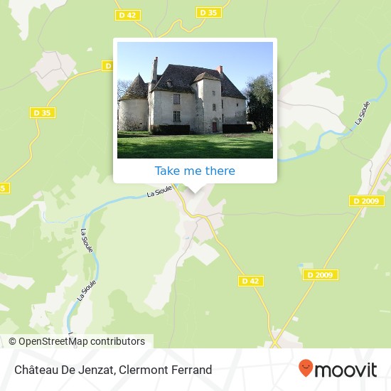 Château De Jenzat map