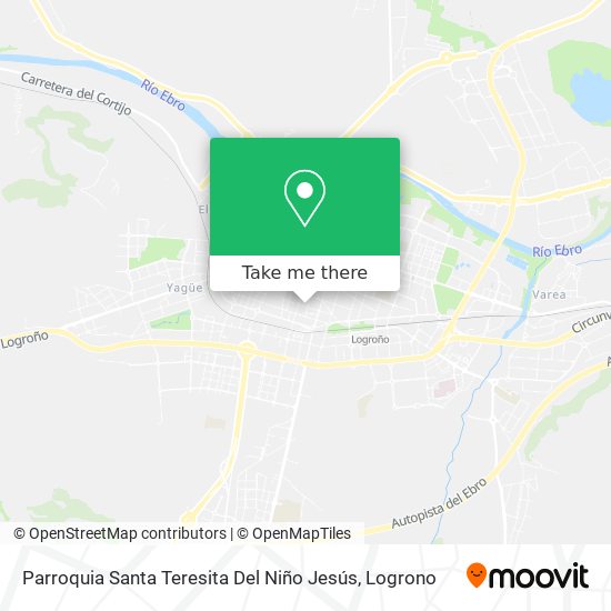 mapa Parroquia Santa Teresita Del Niño Jesús