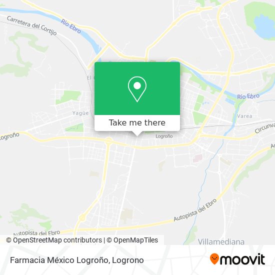 mapa Farmacia México Logroño