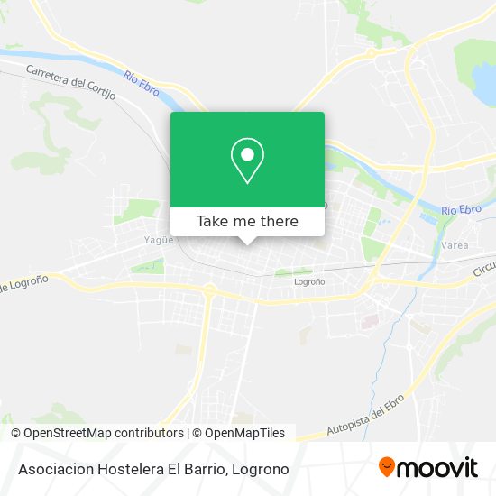 mapa Asociacion Hostelera El Barrio