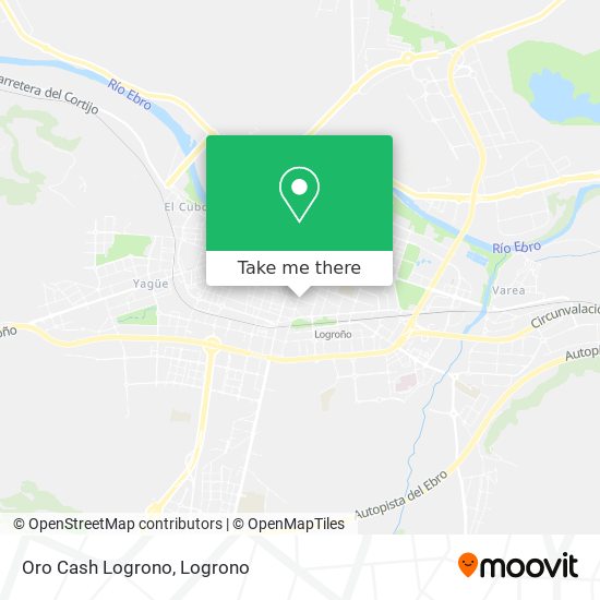 Oro Cash Logrono map