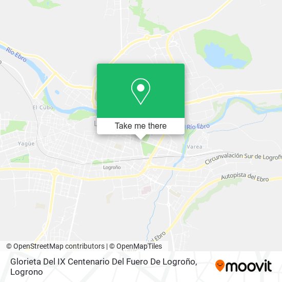 Glorieta Del IX Centenario Del Fuero De Logroño map