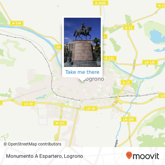 Monumento A Espartero map