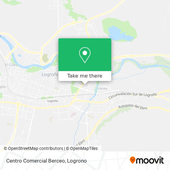 Centro Comercial Berceo map