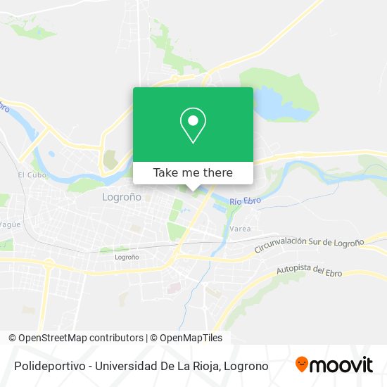 Polideportivo - Universidad De La Rioja map