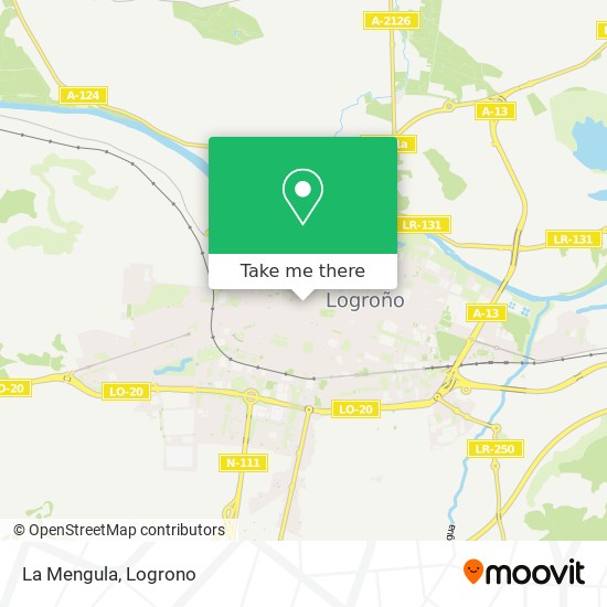 La Mengula map