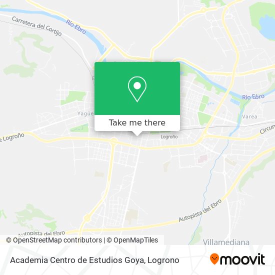 Academia Centro de Estudios Goya map