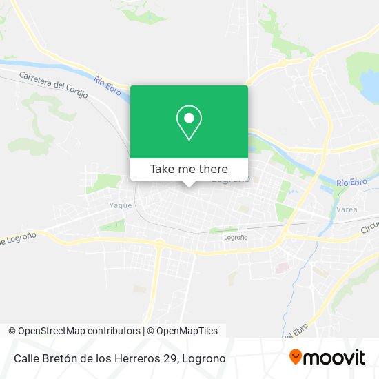 mapa Calle Bretón de los Herreros 29
