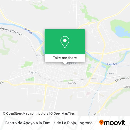 Centro de Apoyo a la Familia de La Rioja map