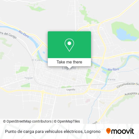 mapa Punto de carga para vehículos eléctricos