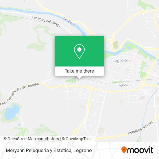 mapa Meryann Peluqueria y Estética