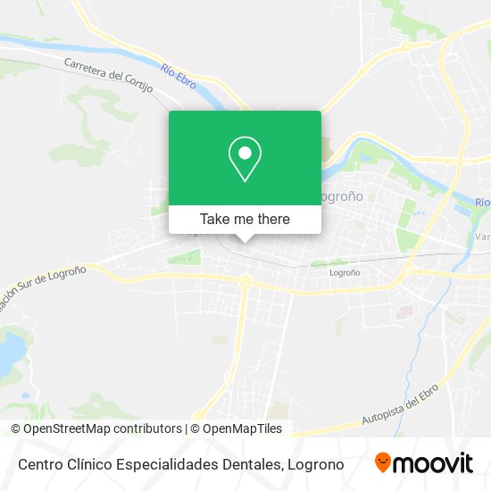 mapa Centro Clínico Especialidades Dentales