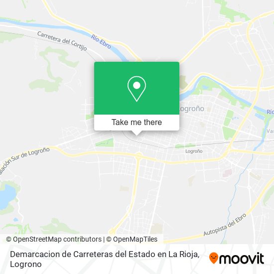 Demarcacion de Carreteras del Estado en La Rioja map