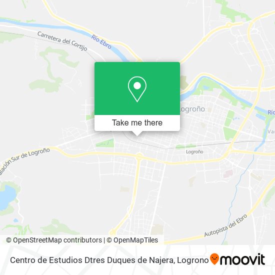 Centro de Estudios Dtres Duques de Najera map