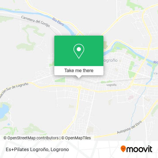 mapa Es+Pilates Logroño