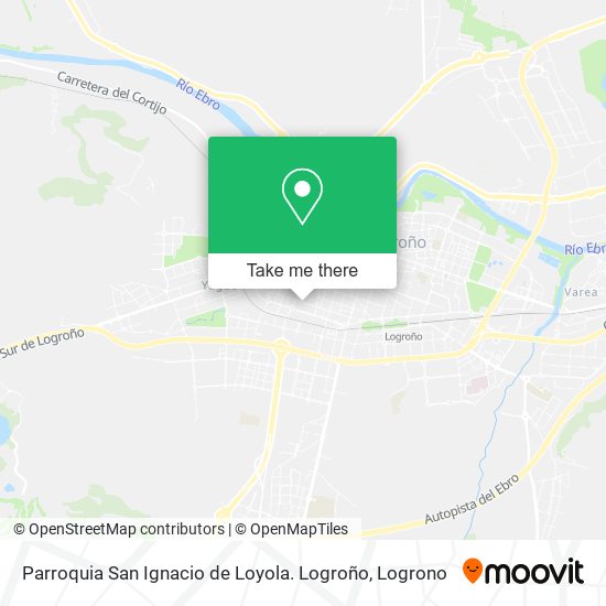 Parroquia San Ignacio de Loyola. Logroño map