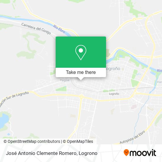 José Antonio Clemente Romero map