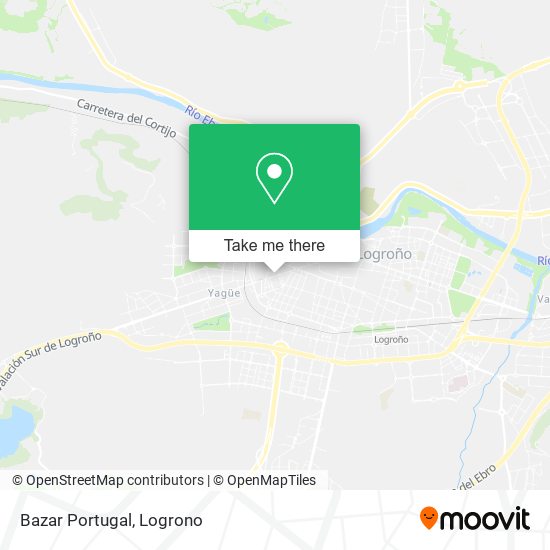 Bazar Portugal map