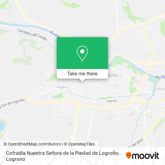 Cofradía Nuestra Señora de la Piedad de Logroño map