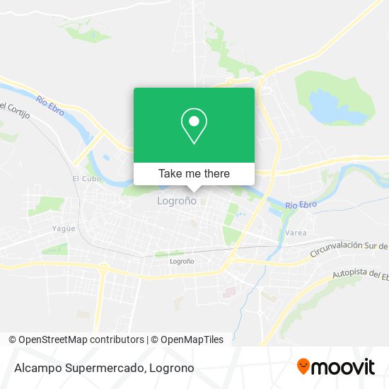 mapa Alcampo Supermercado