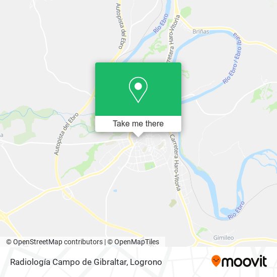 mapa Radiología Campo de Gibraltar