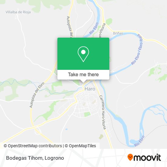 Bodegas Tihom map