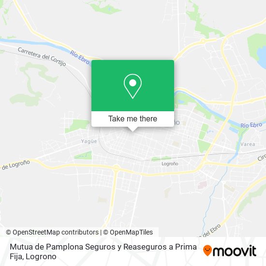 Mutua de Pamplona Seguros y Reaseguros a Prima Fija map