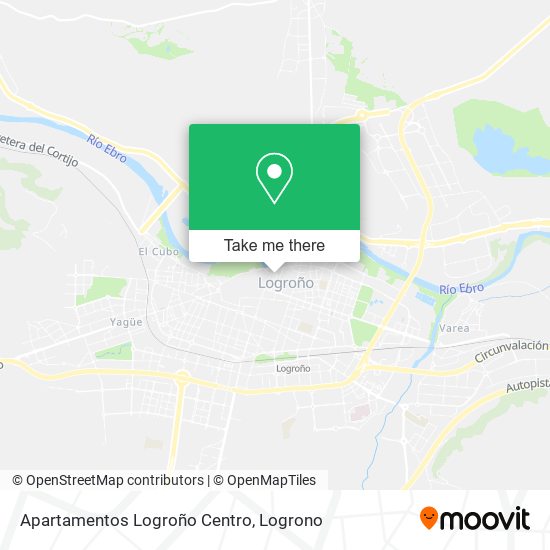 mapa Apartamentos Logroño Centro
