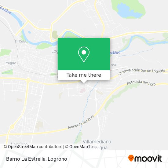 mapa Barrio La Estrella