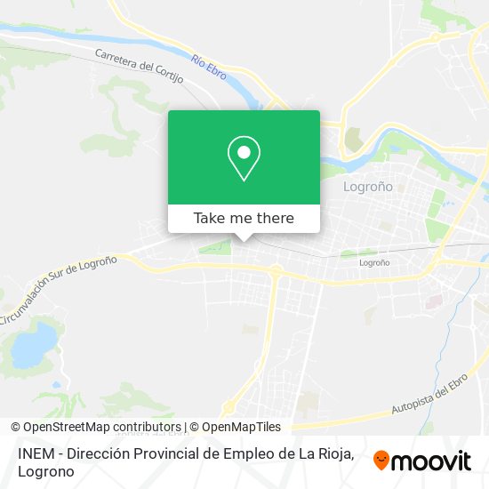 mapa INEM - Dirección Provincial de Empleo de La Rioja