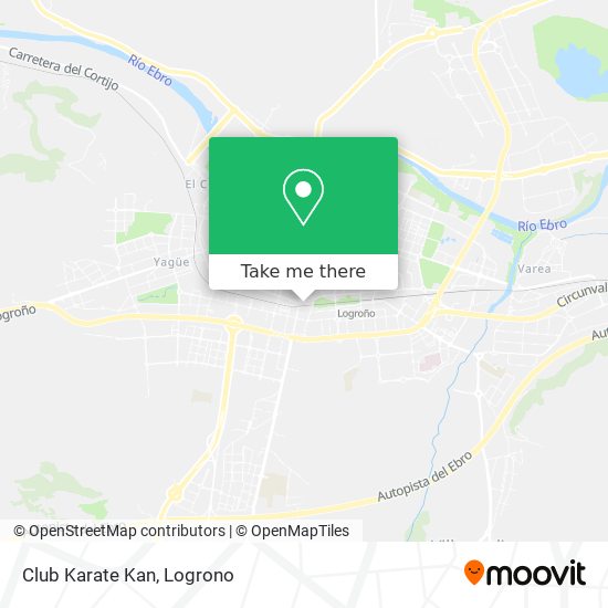 mapa Club Karate Kan