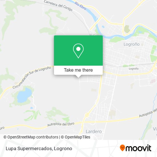 Lupa Supermercados map