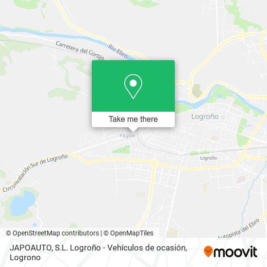 JAPOAUTO, S.L. Logroño - Vehículos de ocasión map