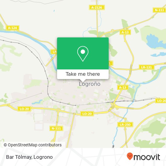mapa Bar Tôlmay