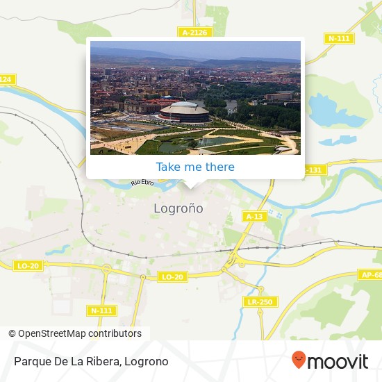 mapa Parque De La Ribera