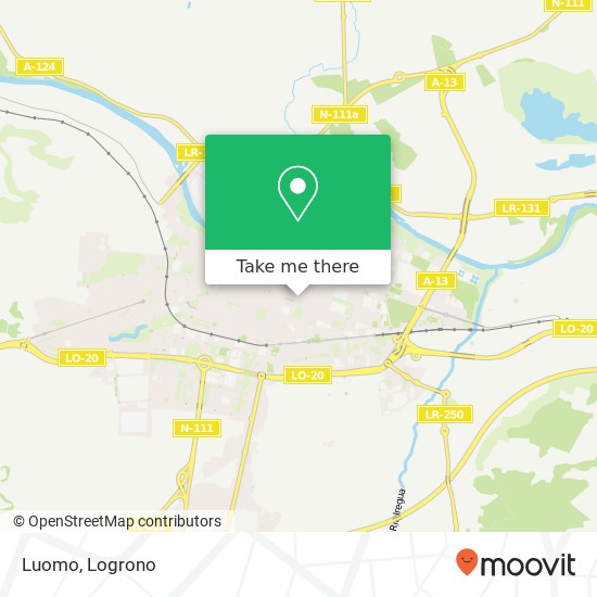 mapa Luomo, Avenida Juan XXIII, 19 26003 Logroño