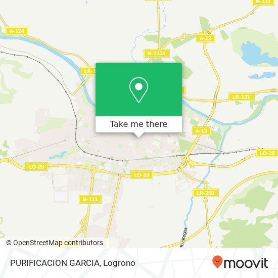 mapa PURIFICACION GARCIA, Calle Doctores Castroviejo, 20 26003 Logroño