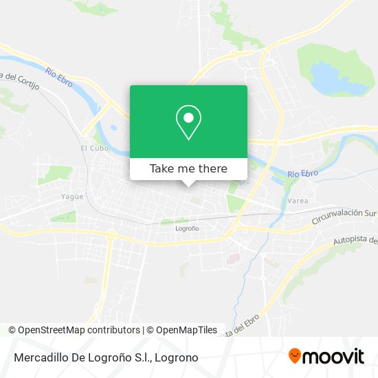 mapa Mercadillo De Logroño S.l.