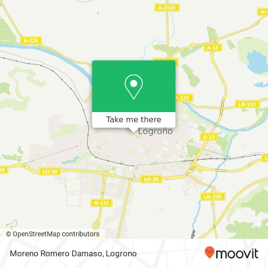 Moreno Romero Damaso map