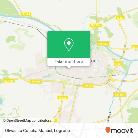 Olivas La Concha Manuel map