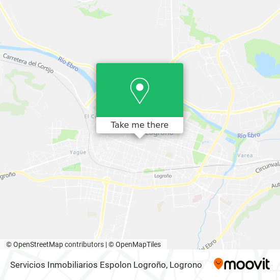 mapa Servicios Inmobiliarios Espolon Logroño