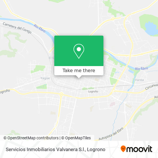 mapa Servicios Inmobiliarios Valvanera S.l.