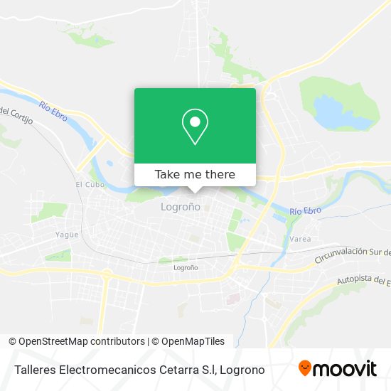 mapa Talleres Electromecanicos Cetarra S.l