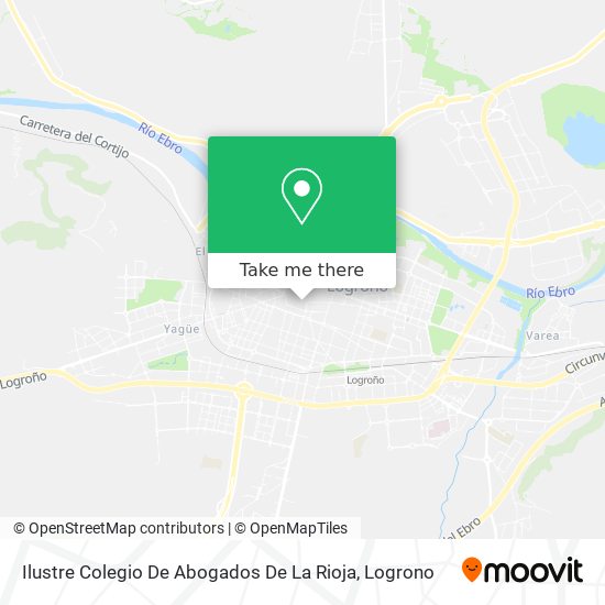 Ilustre Colegio De Abogados De La Rioja map