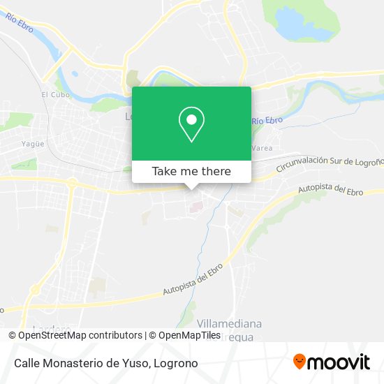 Calle Monasterio de Yuso map