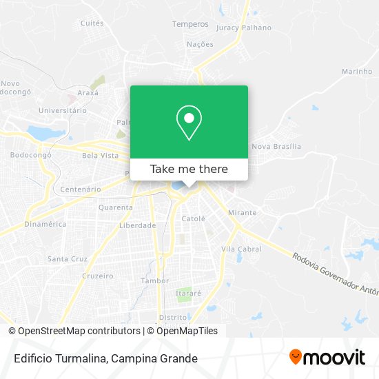 Edificio Turmalina map